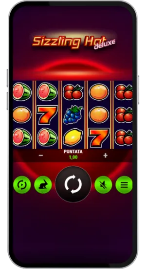 Avvio del gioco nella slot Sizzling Hot Deluxe
