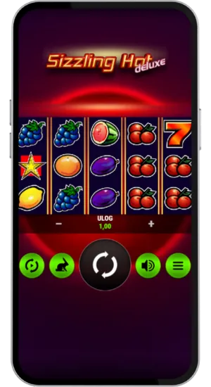 Početak igre u Sizzling Hot Deluxe automatu