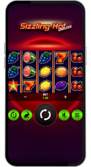 Slot interface before spinning