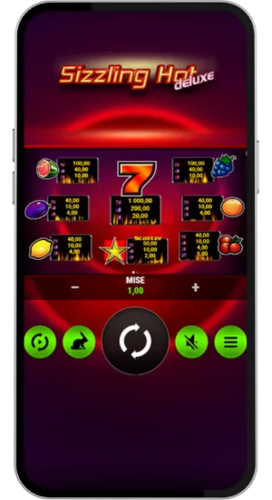 Table des gains des symboles