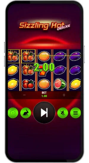 Winning spin with highlighted payline